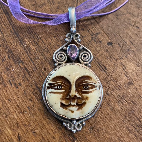 Silver Indonesian style pendant - Picture 8 of 8